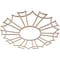 Ekena Millwork Augustus Wood Fretwork Pierced Ceiling Medallion, Alder, 28"OD x 9 7/8"ID x 3/8"T CMWP28X28X0375AUAL - alternate 2